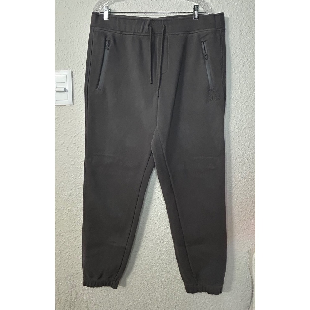 UGG Mens Fleece Lined Joggers Dark Gray Sweatpants XL Drawstring Zip Pockets